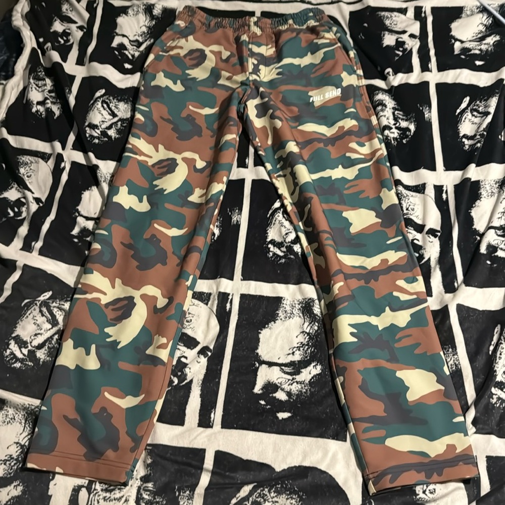 Full Send Camo Track Pants